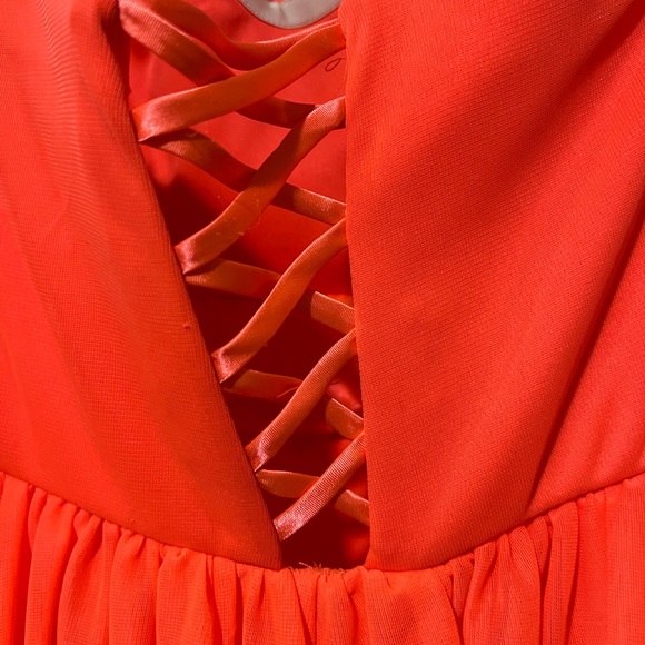My Michelle Pink/Peach Mini Grad Dress - Picture 7 of 9
